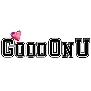 Image is our logo which reads GoodOnU with a heart above.